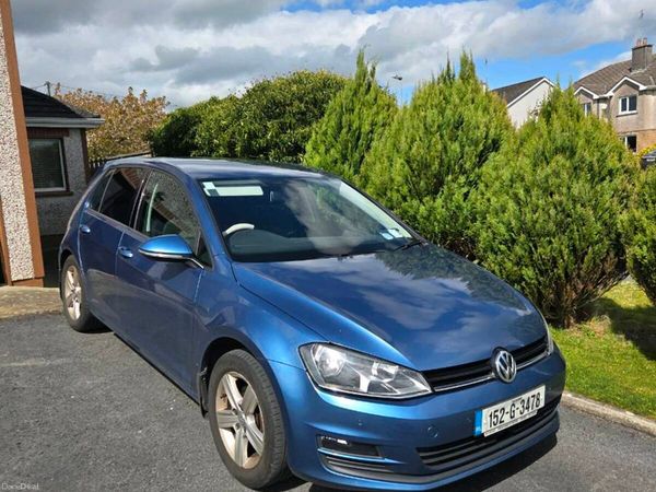 Volkswagen Golf Hatchback, Diesel, 2015, Blue