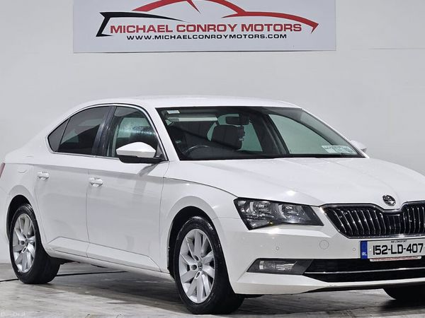 Skoda Superb Hatchback, Diesel, 2015, White