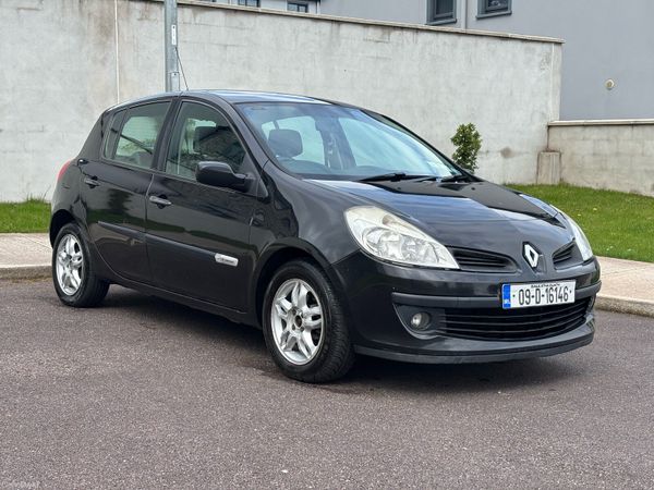Renault Clio Hatchback, Ethanol Petrol, 2009, Black