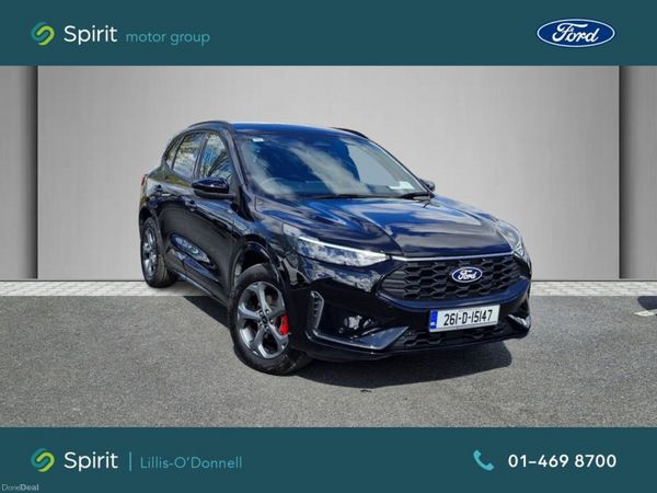 Ford Kuga SUV, Petrol Plug-in Hybrid, 2026, Black