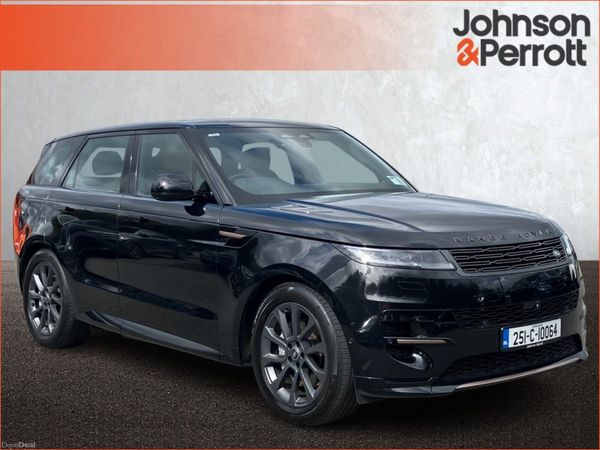 Land Rover Range Rover Sport SUV, Petrol Plug-in Hybrid, 2025, Black