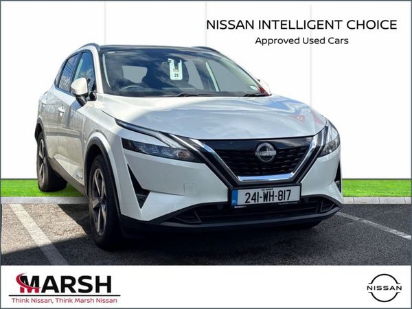 Nissan Qashqai MPV, Petrol Hybrid, 2024, White