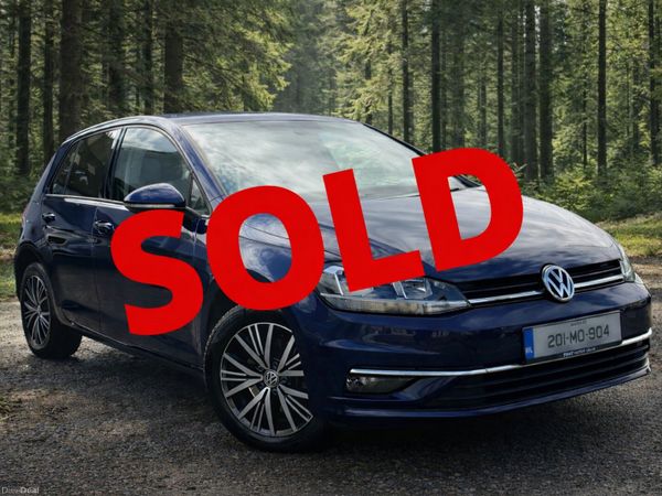 Volkswagen Golf Estate, Diesel, 2020, Blue