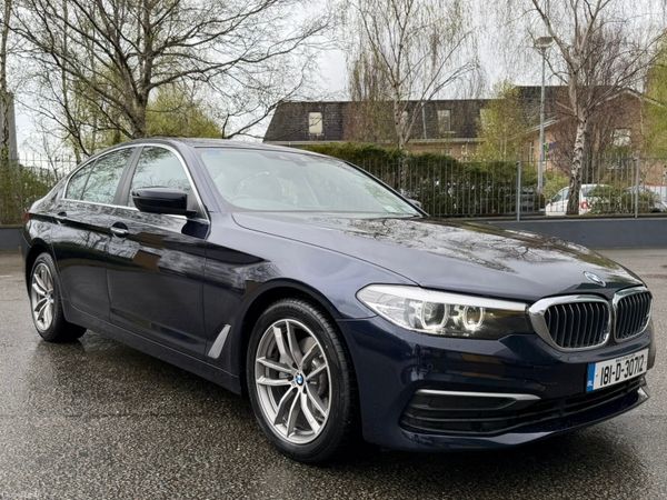 BMW 5-Series Saloon, Diesel, 2018, Blue