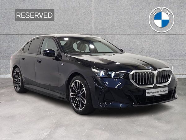 BMW 5-Series Saloon, Petrol Plug-in Hybrid, 2024, Black