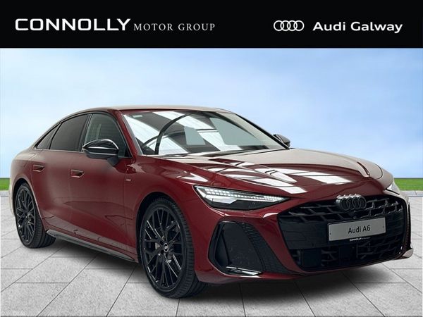 Audi A6 Saloon, Petrol Plug-in Hybrid, 2026, Red