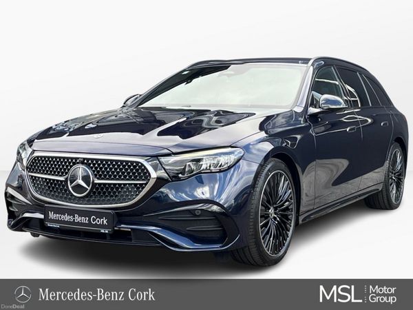 Mercedes-Benz E-Class Estate, Diesel Plug-in Hybrid, 2026, Blue