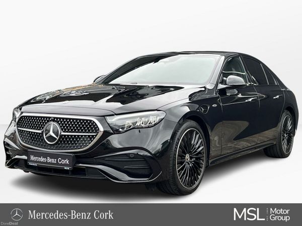 Mercedes-Benz E-Class Saloon, Petrol Hybrid, 2025, Black