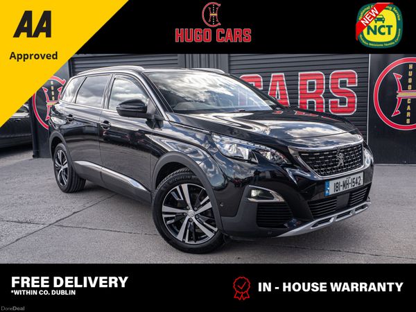Peugeot 5008 MPV, Diesel, 2018, Black