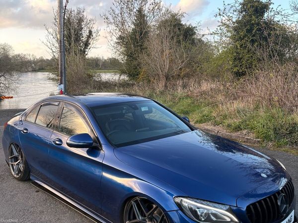 Mercedes-Benz C-Class Saloon, Diesel, 2017, Blue