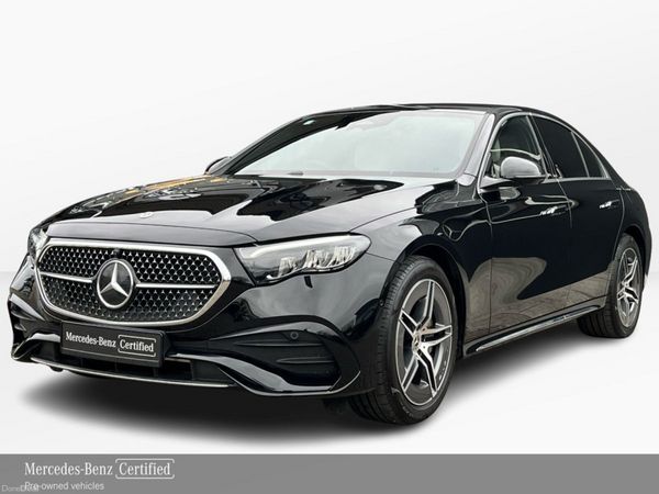 Mercedes-Benz E-Class Saloon, Petrol Hybrid, 2025, Black