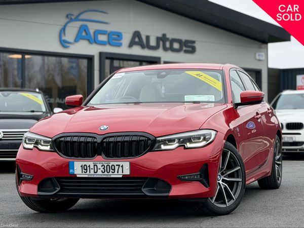 BMW 3-Series Saloon, Diesel, 2019, Red