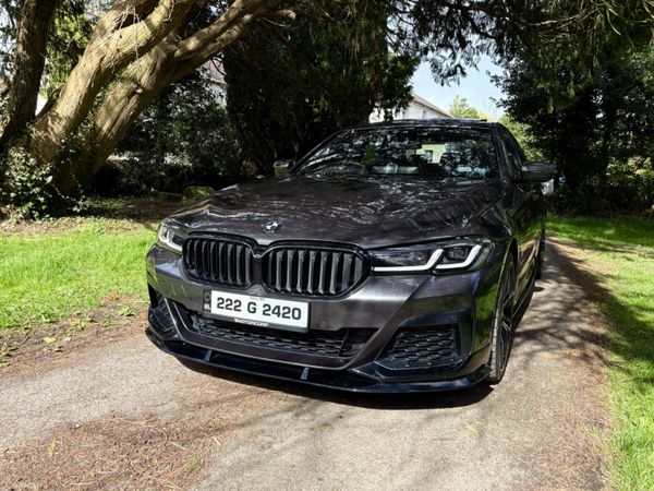 BMW 5-Series Saloon, Petrol Plug-in Hybrid, 2022, Grey