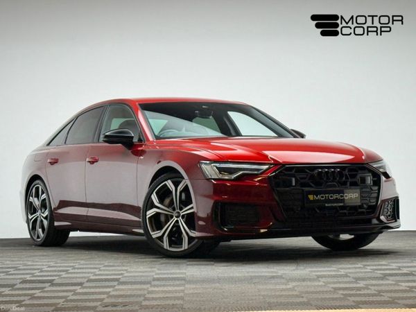 Audi A6 Saloon, Petrol Plug-in Hybrid, 2025, Red