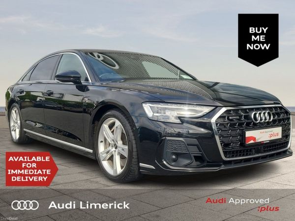 Audi A8 Saloon, Petrol Plug-in Hybrid, 2023, Black