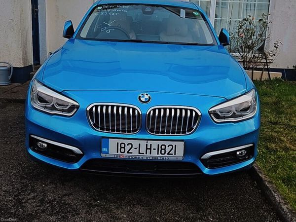 BMW 1-Series Hatchback, Petrol, 2018, Blue