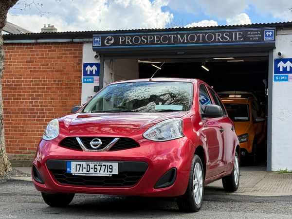 Nissan Micra Hatchback, Petrol, 2017, Red