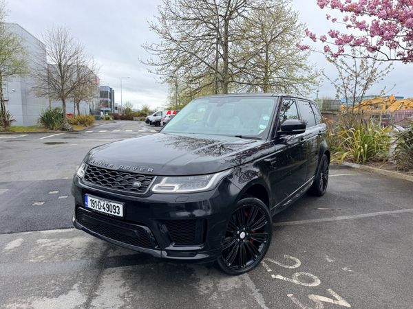 Land Rover Range Rover Sport SUV, Petrol Plug-in Hybrid, 2019, Black
