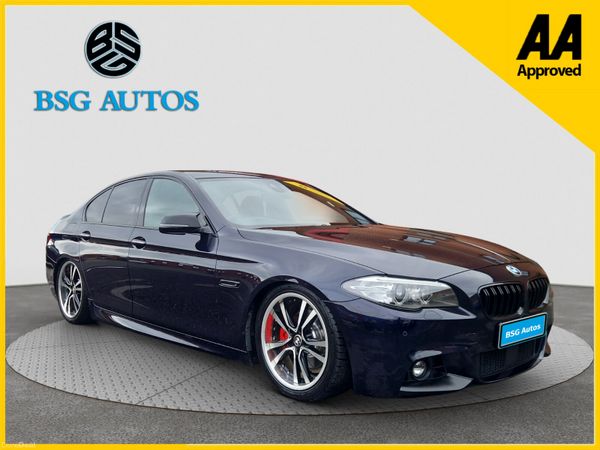 BMW 5-Series Saloon, Diesel, 2016, Black