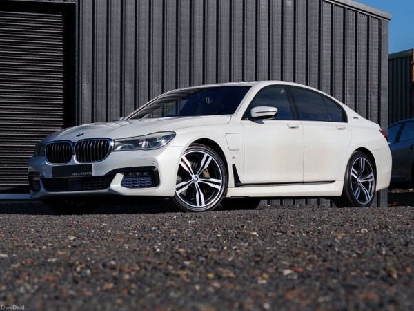 BMW 7-Series Saloon, Petrol Plug-in Hybrid, 2017, White