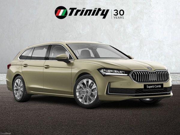 Skoda Superb Estate, Petrol Plug-in Hybrid, 2026, Yellow
