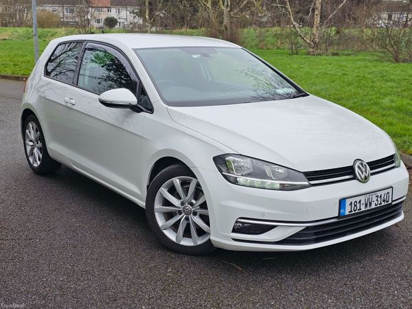 Volkswagen Golf Hatchback, Diesel, 2018, White