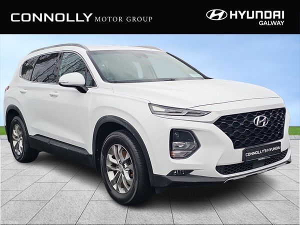 Hyundai Santa Fe SUV, Diesel, 2019, White
