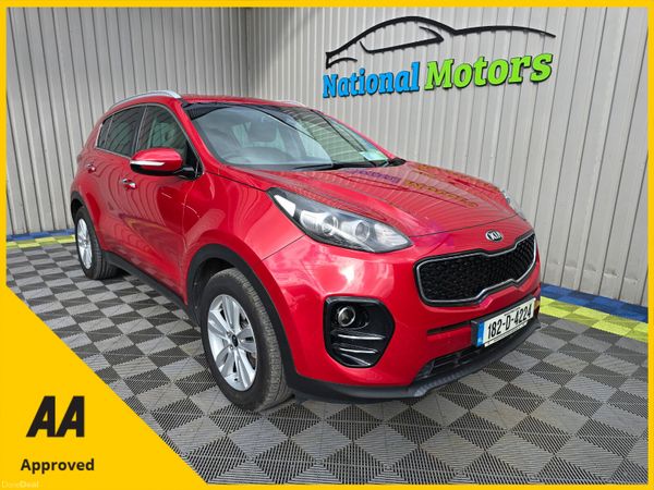 Kia Sportage SUV, Diesel, 2018, Red
