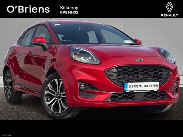 Ford Puma Hatchback, Petrol Hybrid, 2021, Red