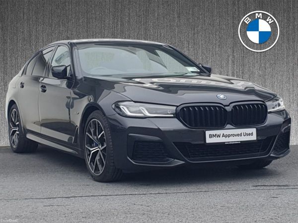 BMW 5-Series Saloon, Petrol Hybrid, 2023, Grey