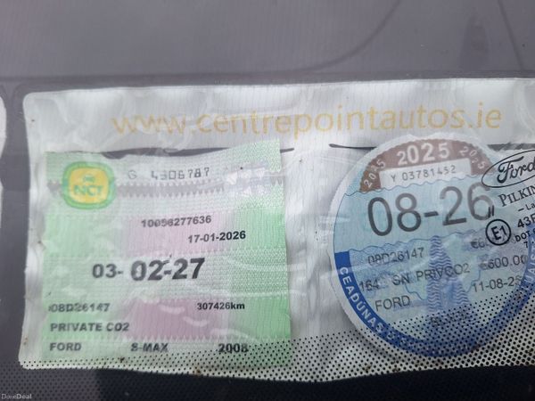 Ford S-Max MPV, Diesel, 2008, Black