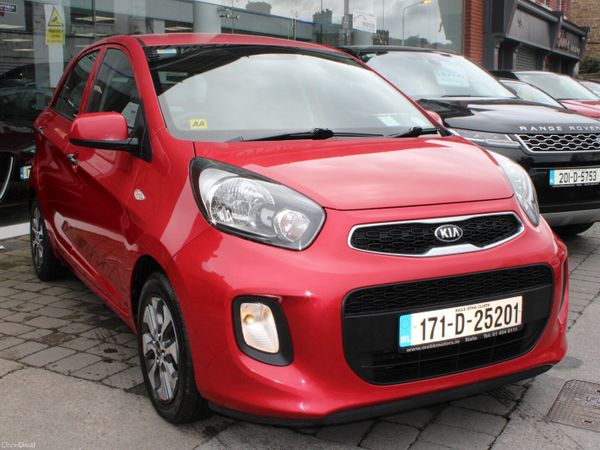 Kia Picanto Hatchback, Petrol, 2017, Red