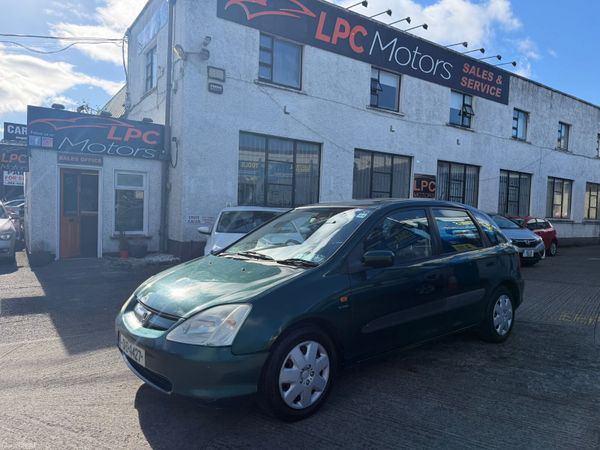 Honda Civic Hatchback, Petrol, 2001, Green