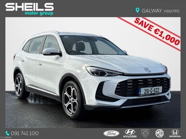 MG ZS Hatchback, Petrol Hybrid, 2025, White