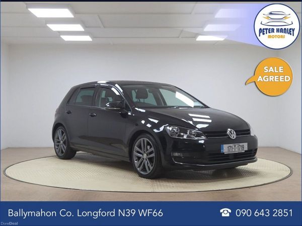 Volkswagen Golf Hatchback, Diesel, 2017, Black