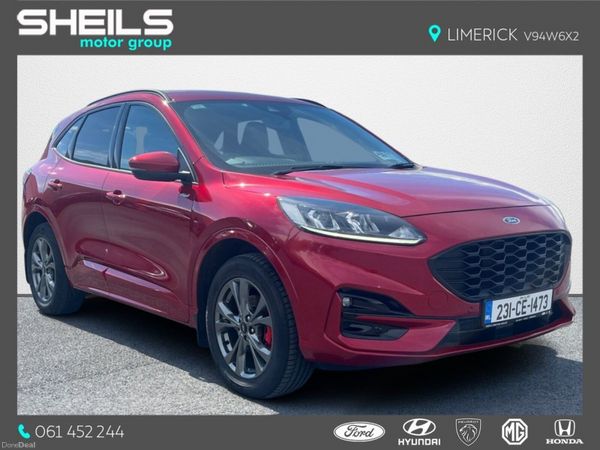 Ford Kuga SUV, Petrol Hybrid, 2023, Red