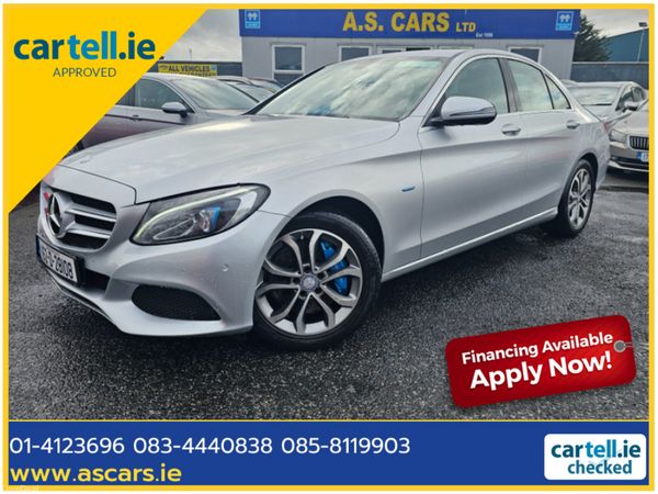 Mercedes-Benz C-Class Saloon, Petrol Plug-in Hybrid, 2016, Silver