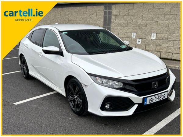 Honda Civic Hatchback, Petrol, 2019, White