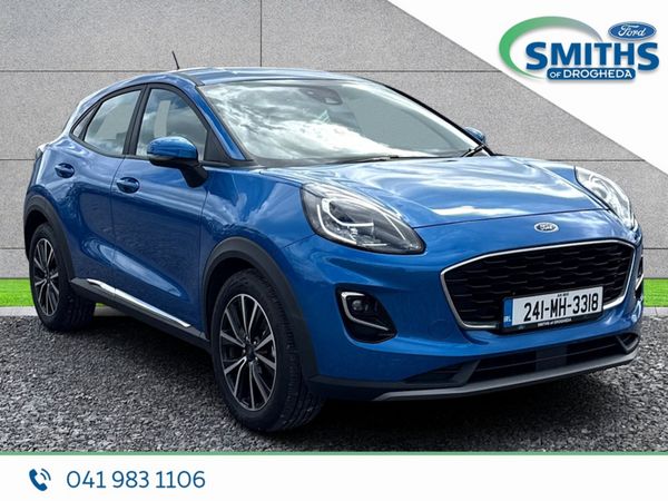 Ford Puma MPV, Petrol Hybrid, 2024, Blue