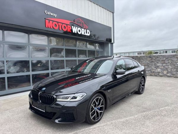BMW 5-Series Saloon, Petrol Plug-in Hybrid, 2022, Black