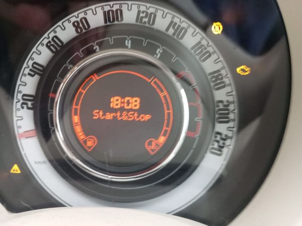 Fiat 500 Hatchback, Petrol, 2010, Red