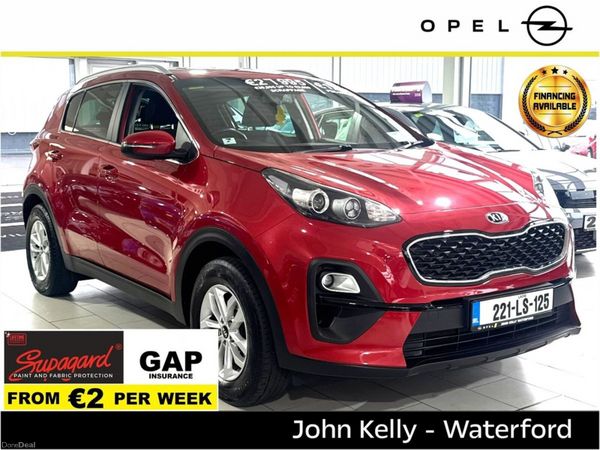 Kia Sportage SUV, Diesel Hybrid, 2022, Red