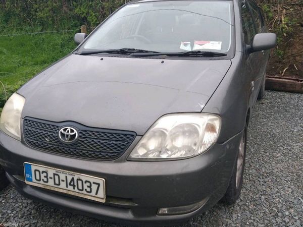 Toyota Corolla Saloon, Petrol, 2003, Grey