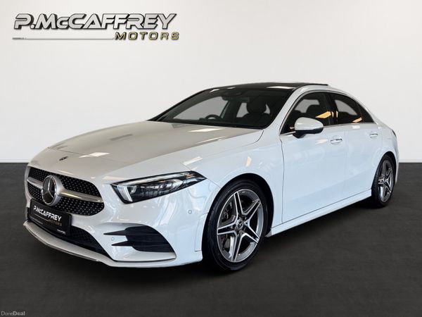 Mercedes-Benz A-Class Saloon, Petrol, 2019, White