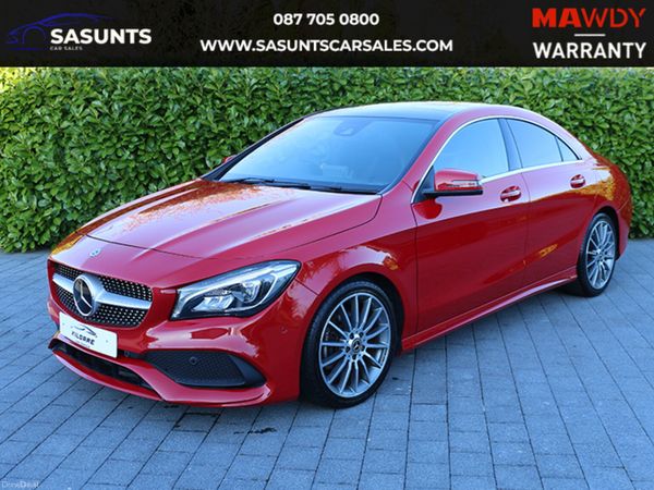 Mercedes-Benz CLA Saloon, Petrol, 2018, Red