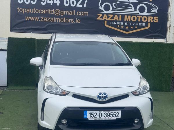 Toyota Prius MPV, Petrol Hybrid, 2015, White