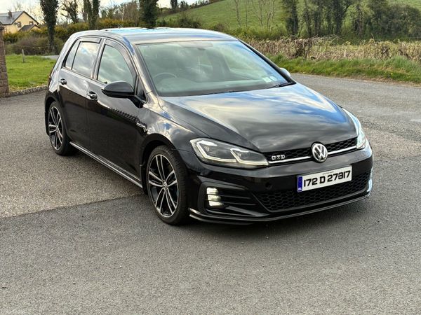 Volkswagen Golf Hatchback, Diesel, 2017, Black