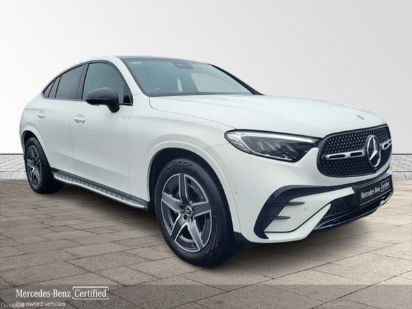 Mercedes-Benz GLC Coupe, Diesel Hybrid, 2024, White