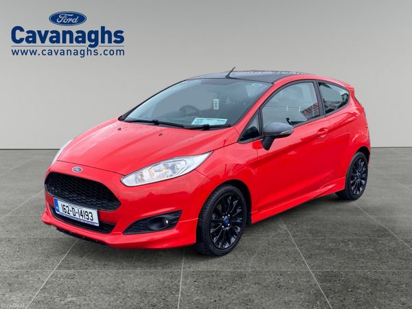 Ford Fiesta Hatchback, Petrol, 2016, Red