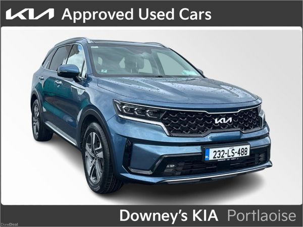 Kia Sorento SUV, Petrol Plug-in Hybrid, 2023, Blue
